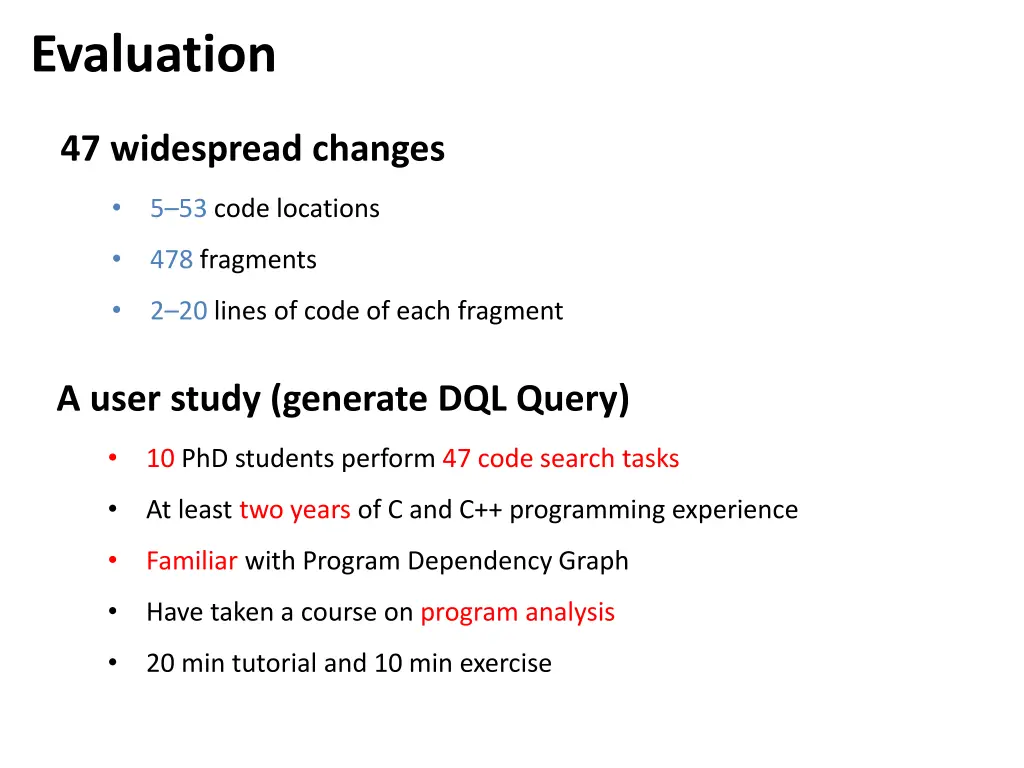 evaluation 1