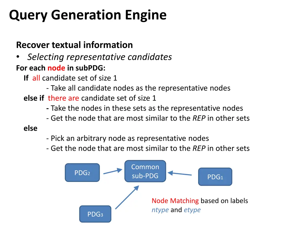 query generation engine 2