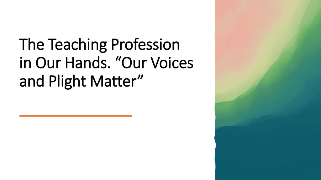 the teaching profession the teaching profession
