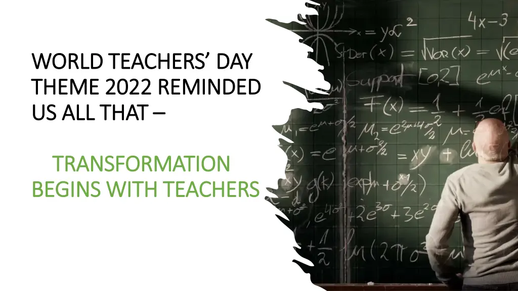 world teachers day world teachers day theme 2022