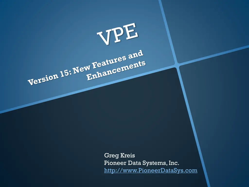 greg kreis pioneer data systems inc http