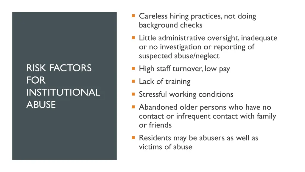 careless hiring practices not doing background