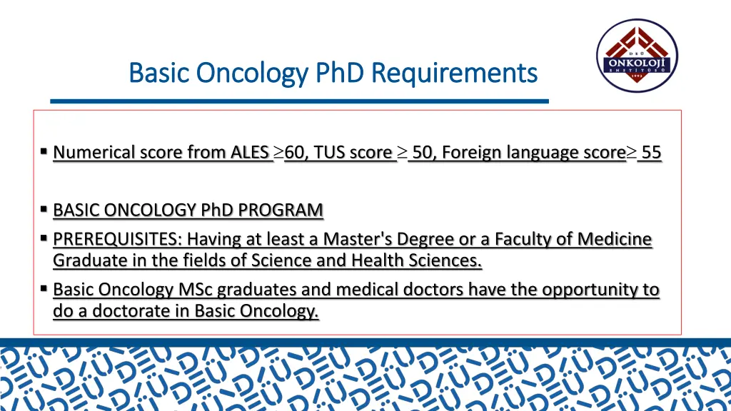 basic basic oncology oncology phd