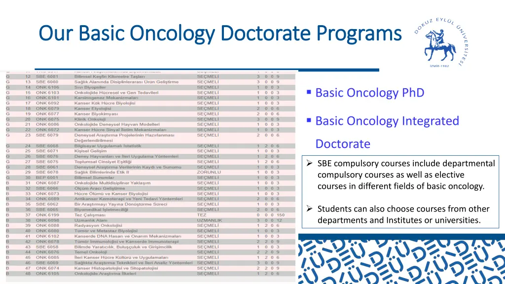 our basic oncology doctorate programs our basic
