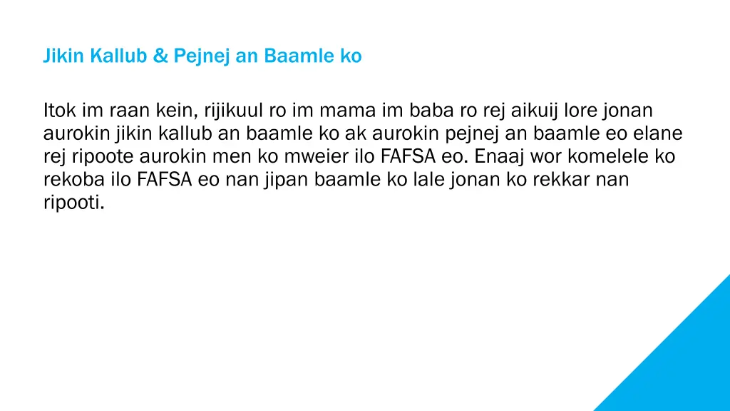 jikin kallub pejnej an baamle ko