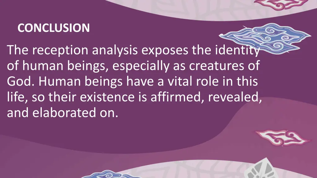 conclusion