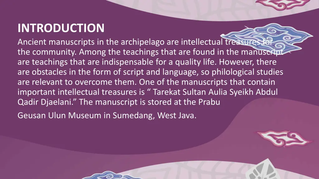 introduction ancient manuscripts