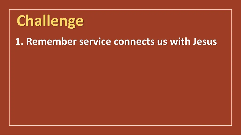 challenge