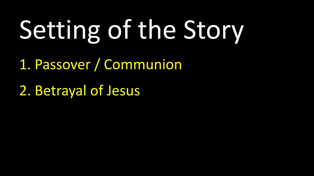 setting of the story 2