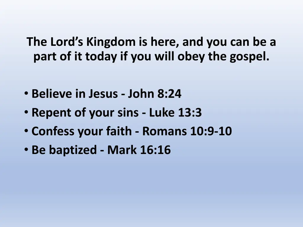 the lord s kingdom is here and you can be a part