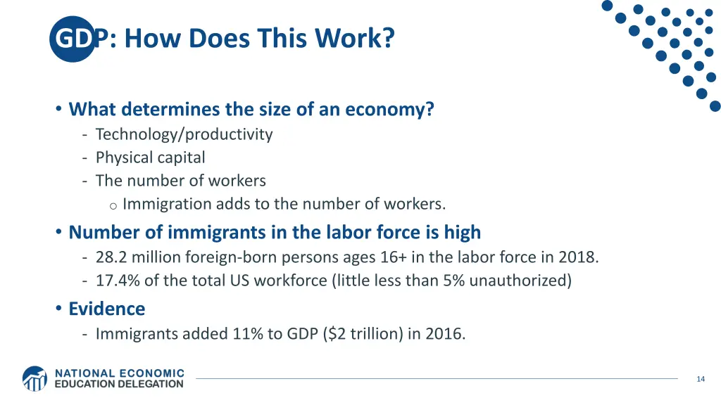 gdp how does this work