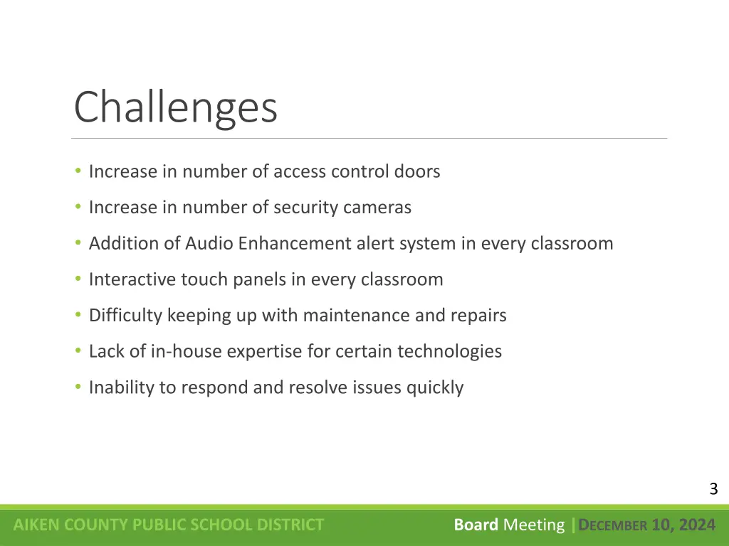 challenges