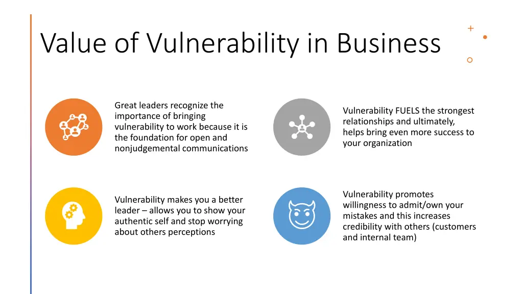 value of vulnerability in business