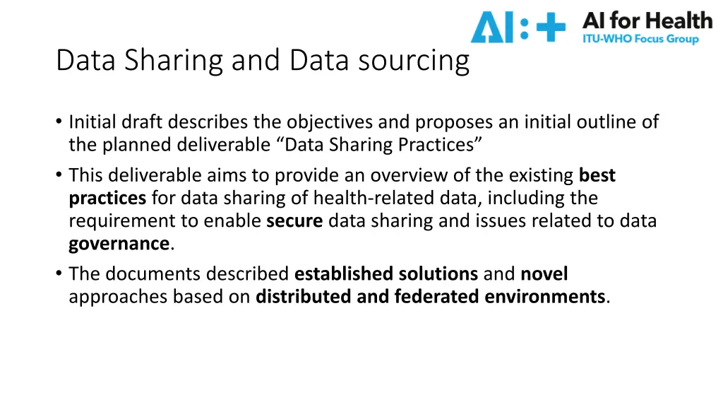 data sharing and data sourcing 1