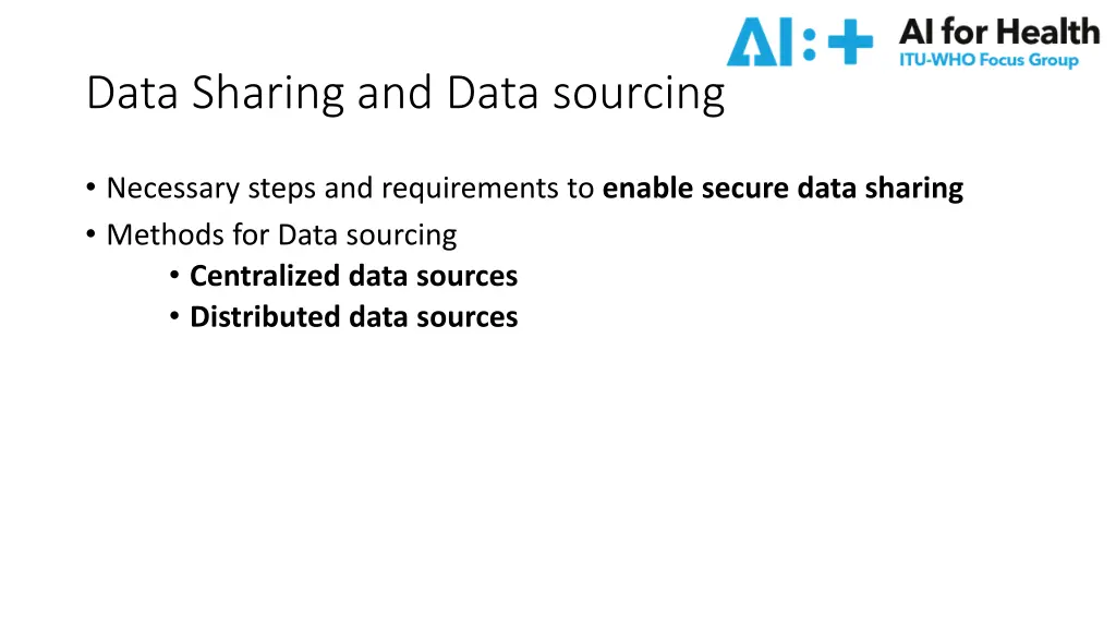 data sharing and data sourcing 2