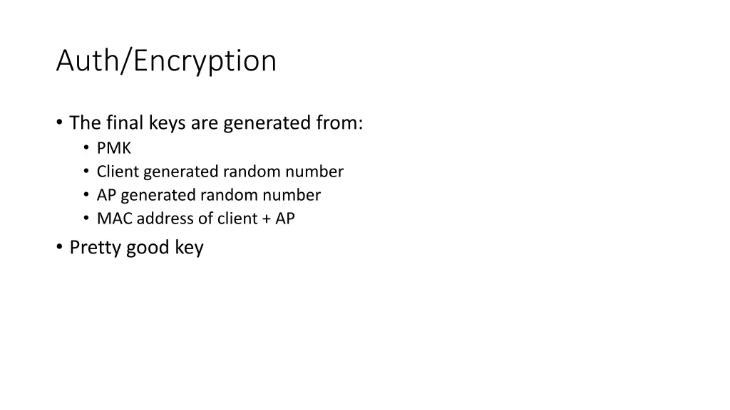 auth encryption