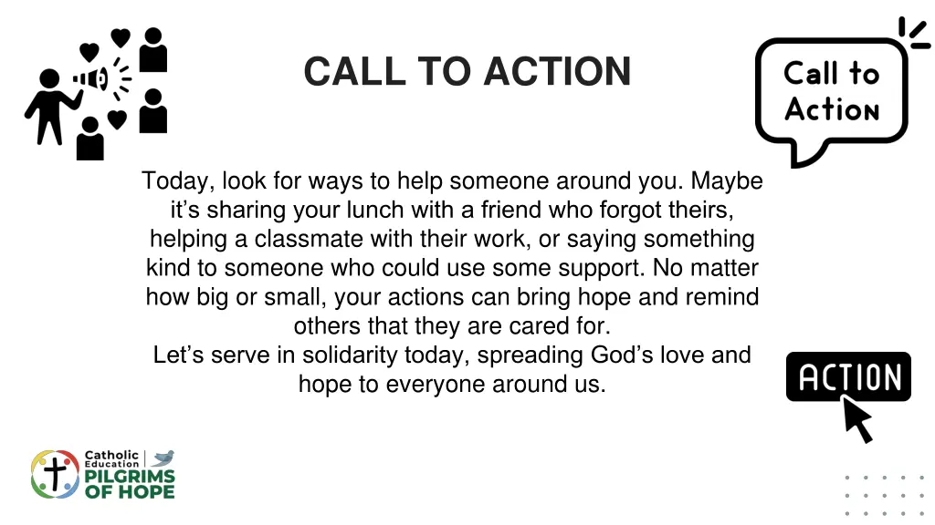 call to action