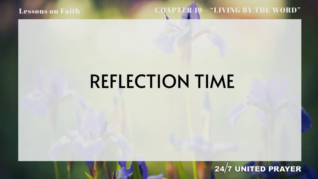 chapter 19 living by the word 13