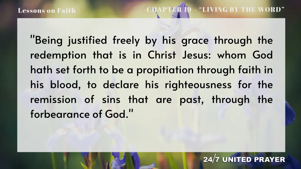 chapter 19 living by the word 2