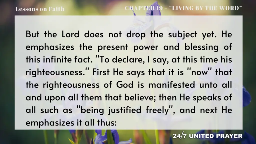 chapter 19 living by the word 5