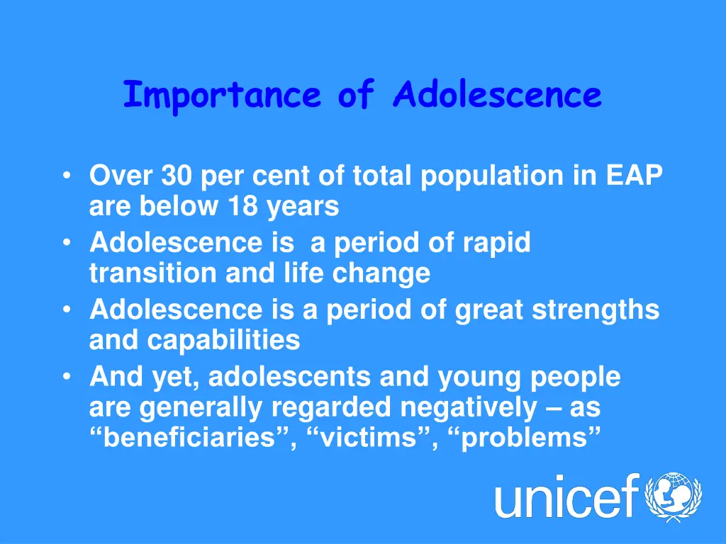 importance of adolescence