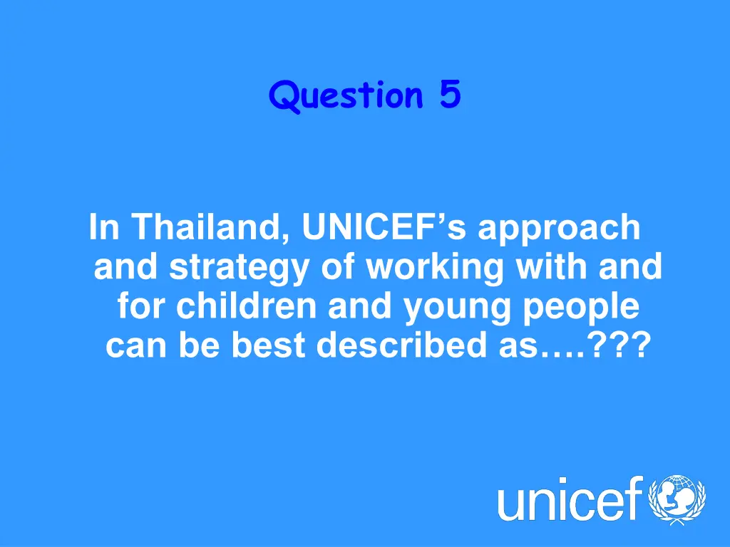 question 5