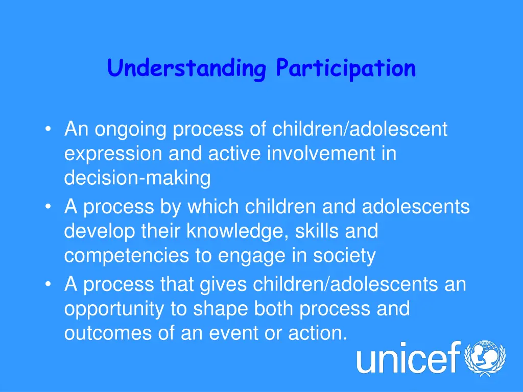 understanding participation