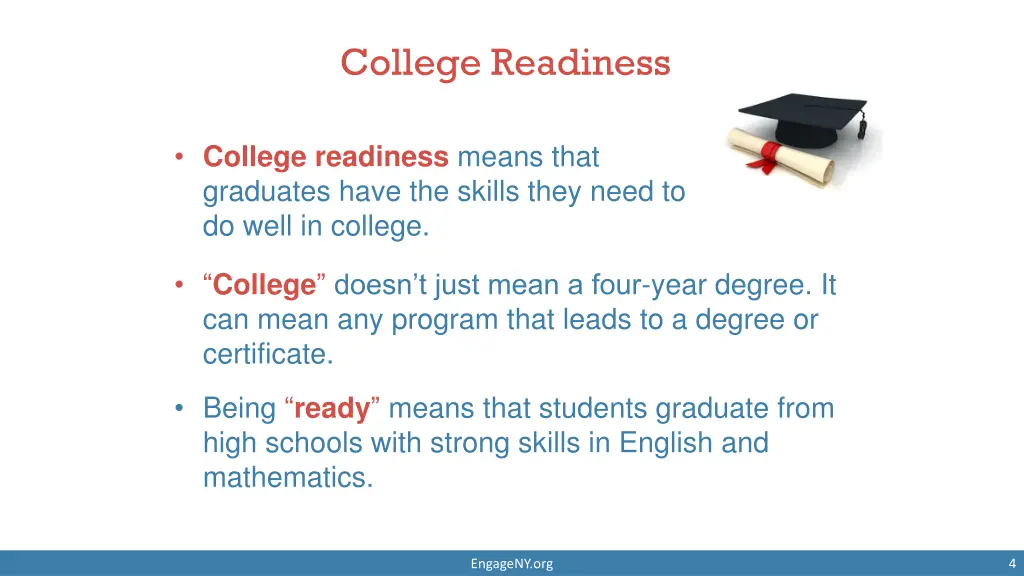 college readiness