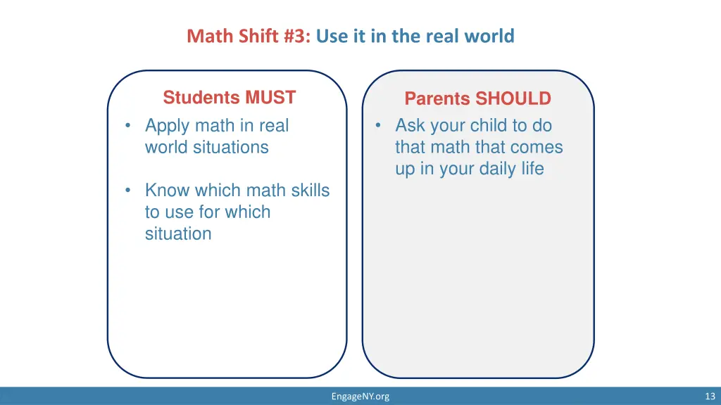 math shift 3 use it in the real world