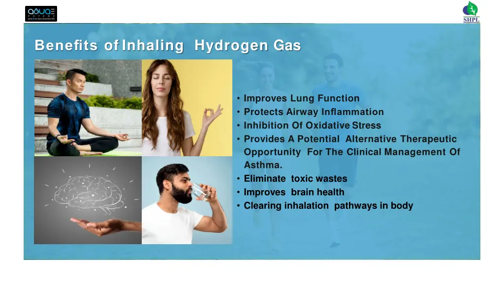 benefits of inhaling hydrogen gas