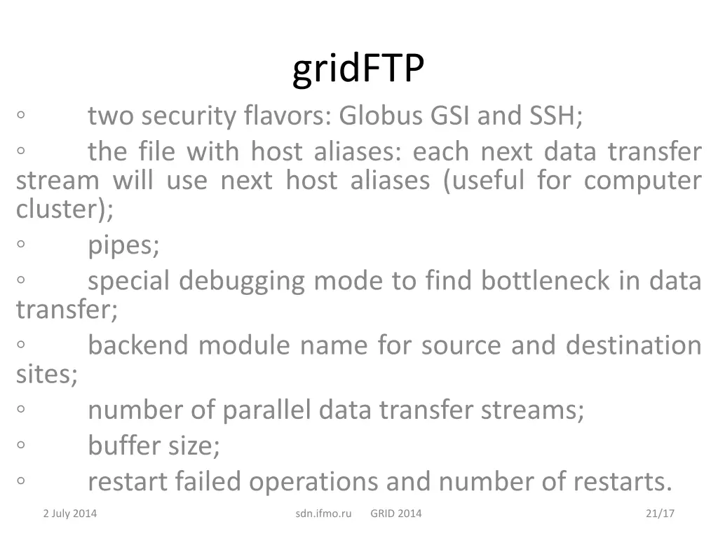 gridftp