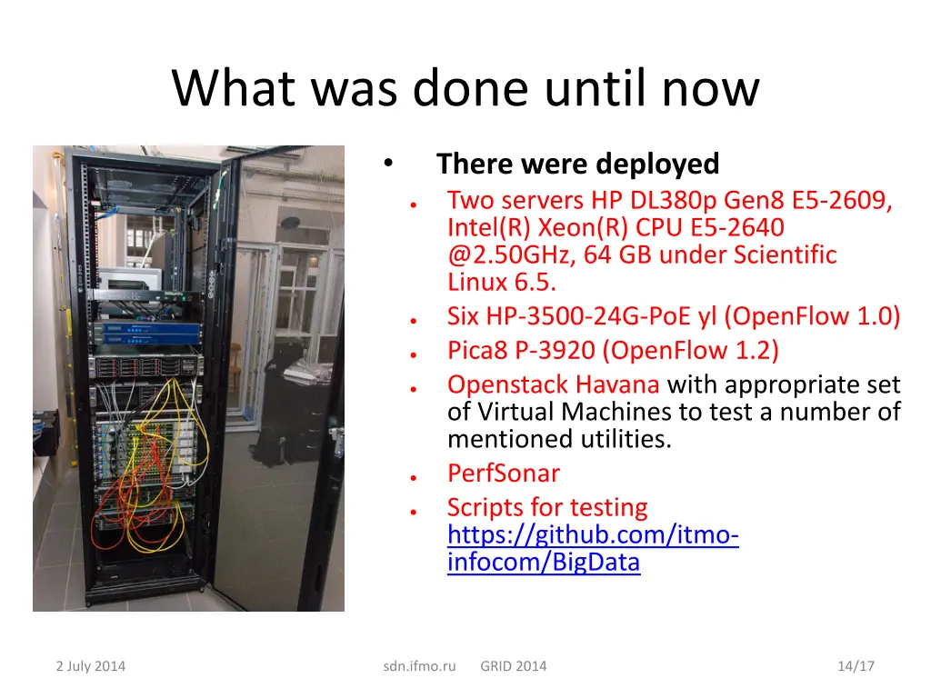 what was done until now