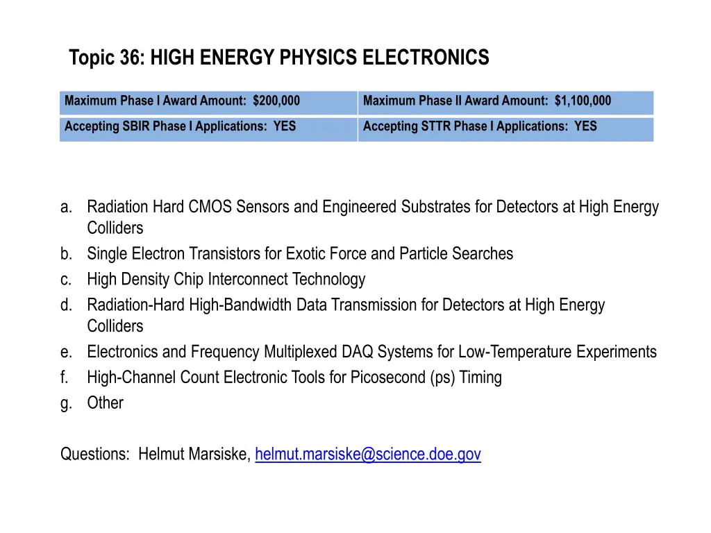 topic 36 high energy physics electronics