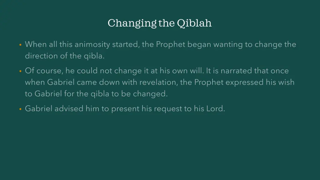 changing the qiblah 5