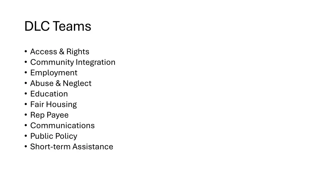 dlc teams