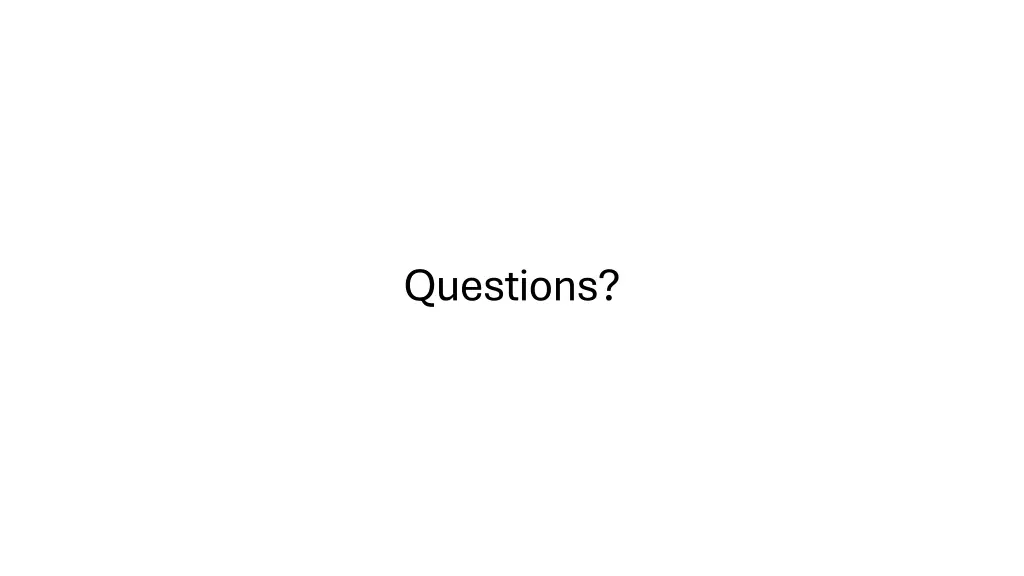 questions