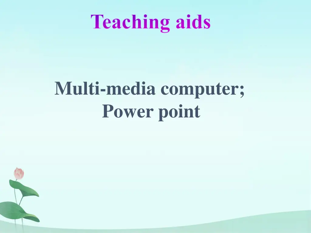 teaching aids
