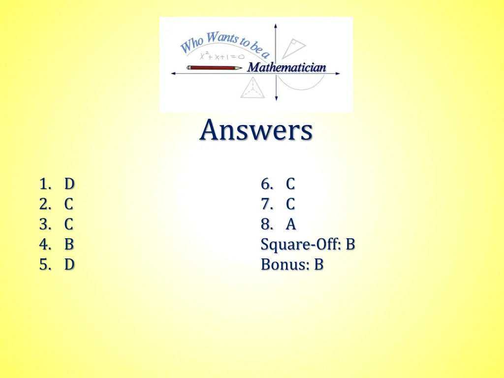 answers