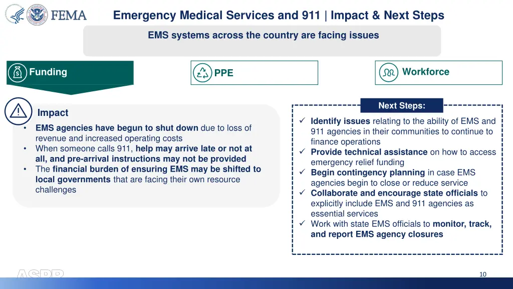 emergency medical services and 911 impact next
