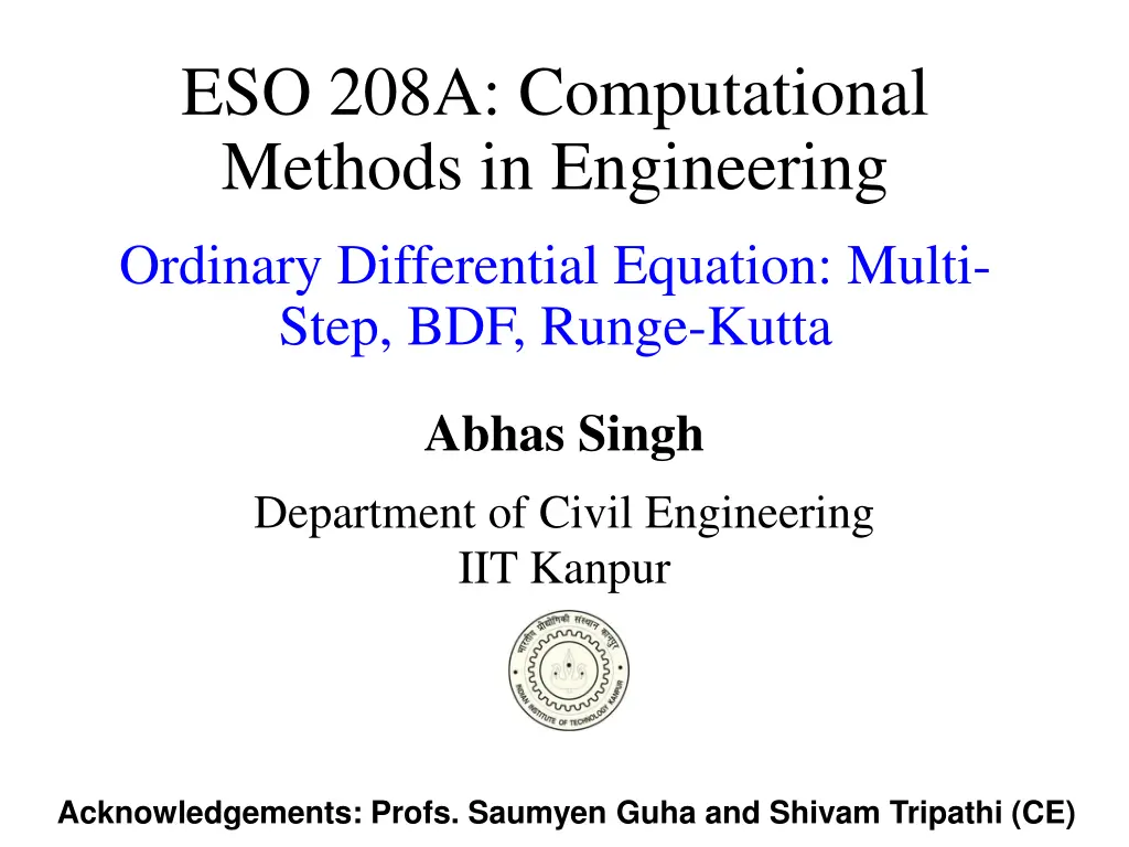 eso 208a computational methods in engineering