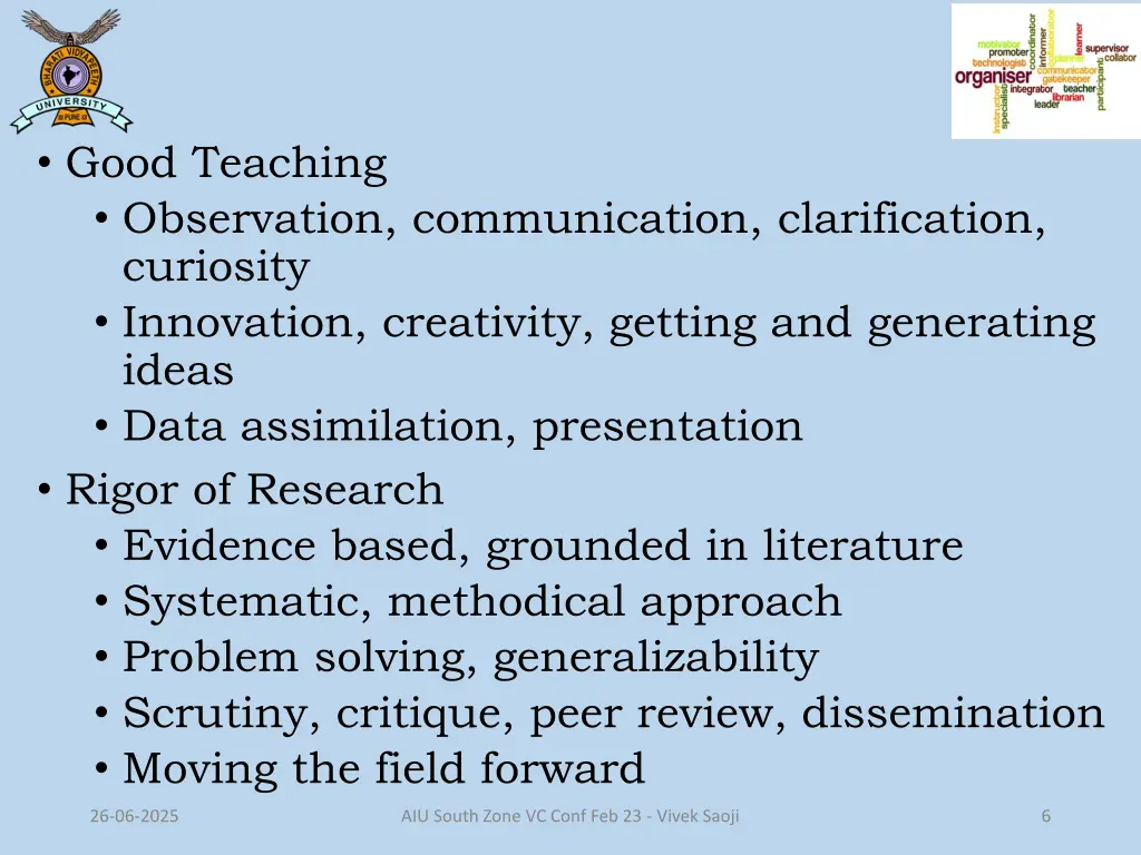 good teaching observation communication