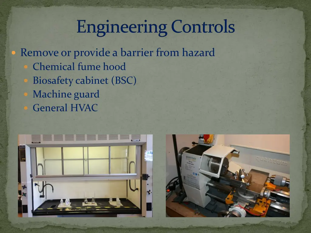 engineering controls