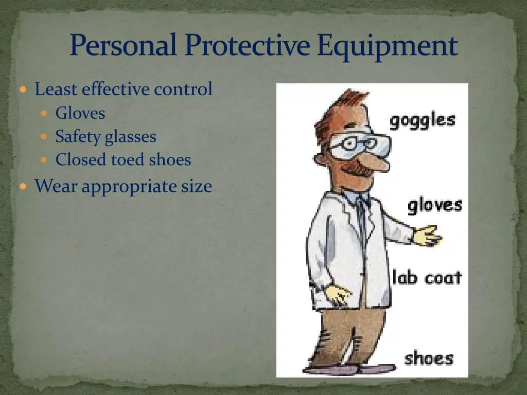 personal protective equipment