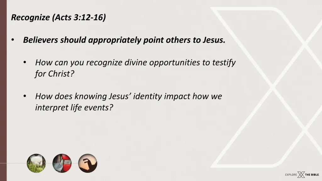 recognize acts 3 12 16 1