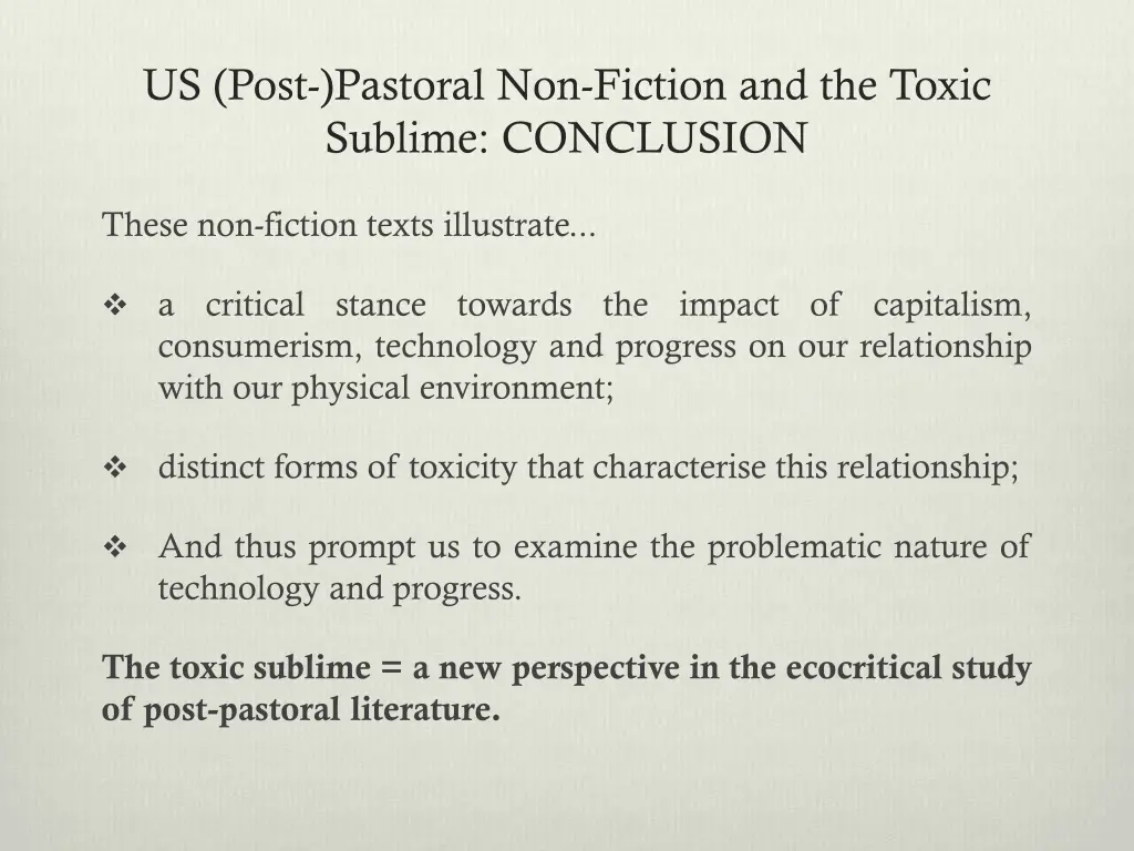 us post pastoral non fiction and the toxic 8
