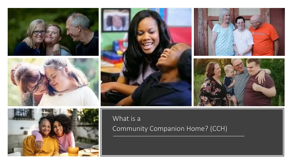 what is a community companion home cch