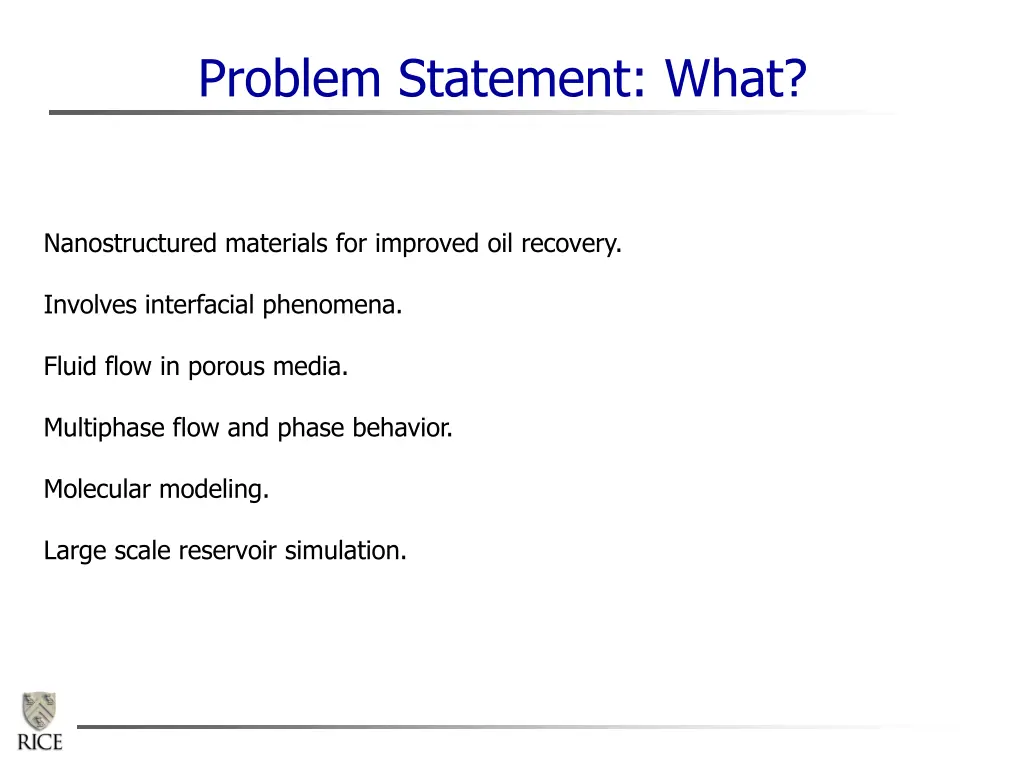 problem statement what