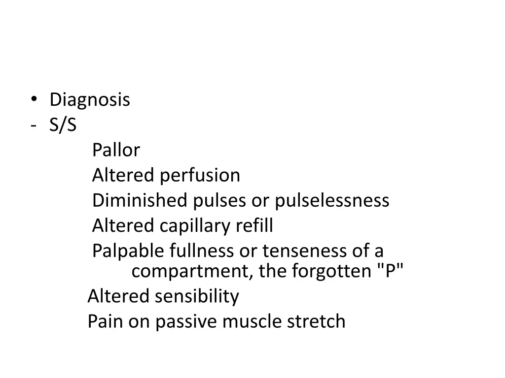 diagnosis s s