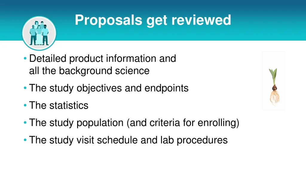 proposals get reviewed