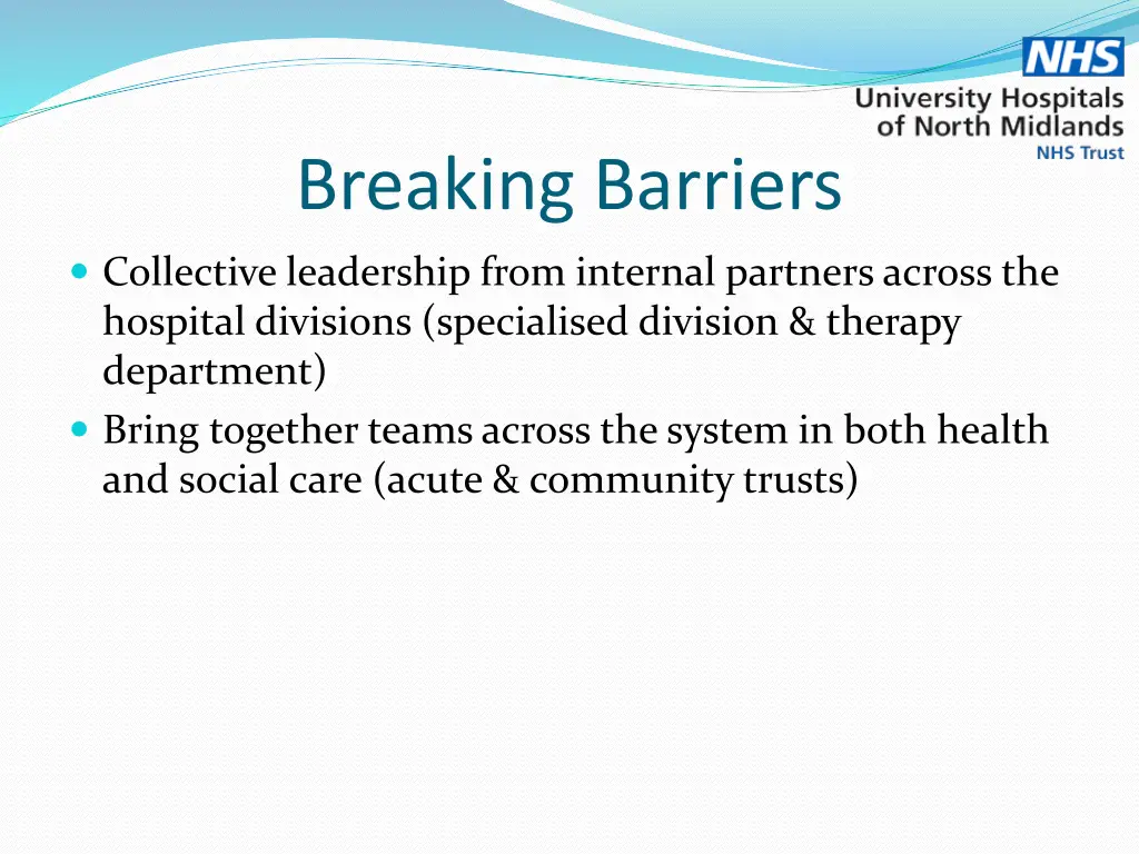 breaking barriers
